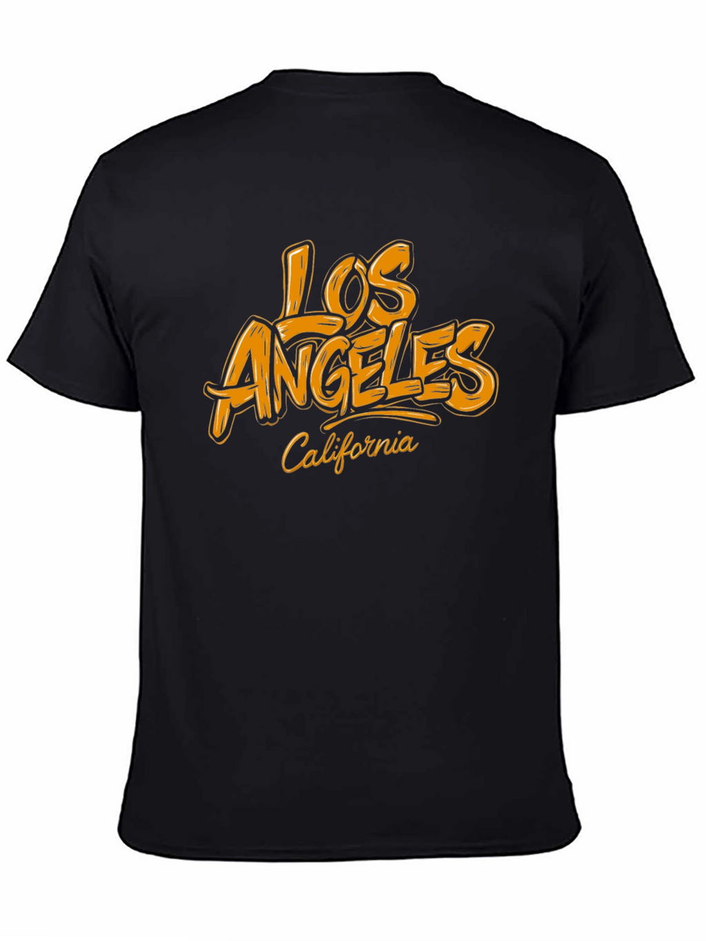 Los Angeles California Black Graphic Tee