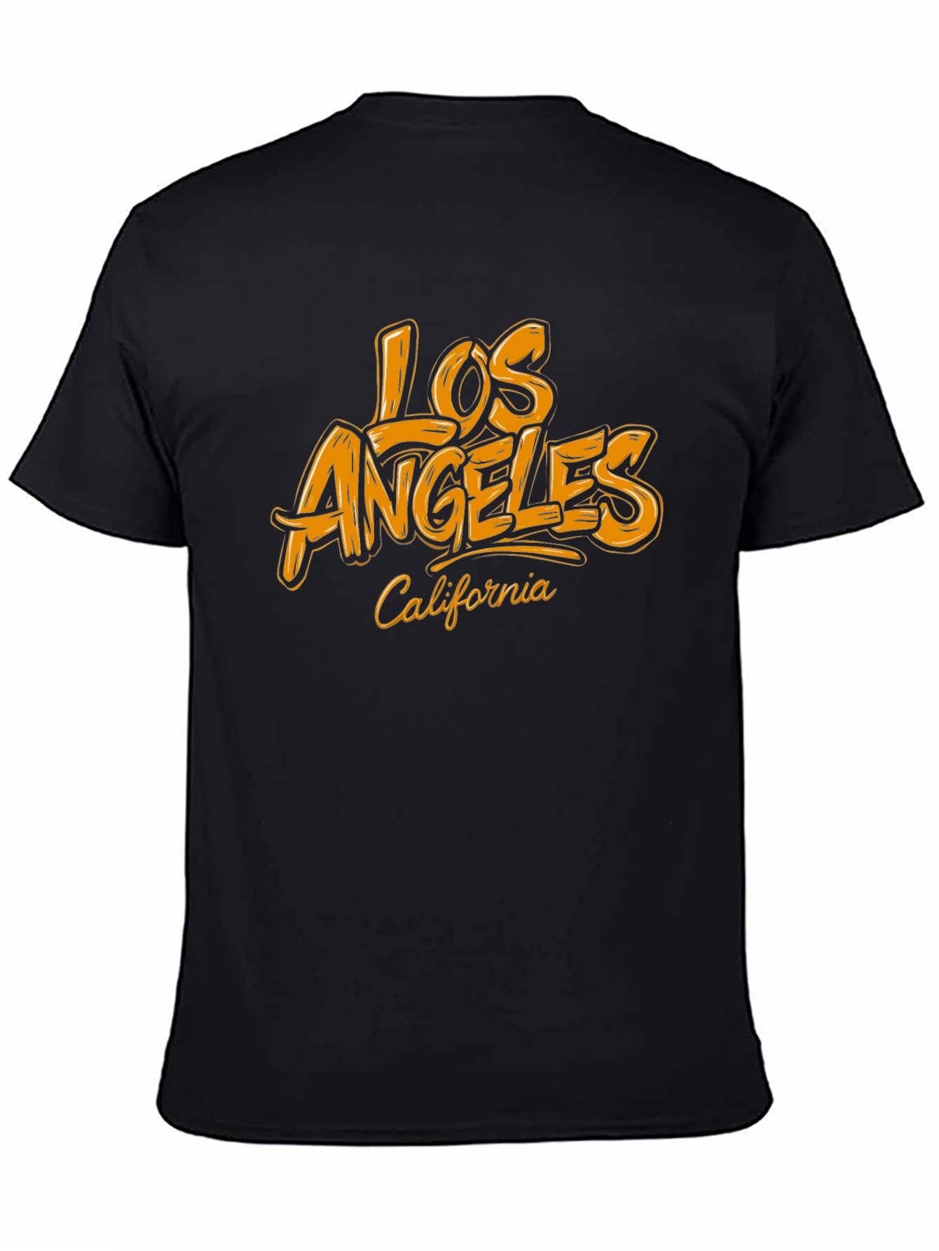 Los Angeles California Black Graphic Tee