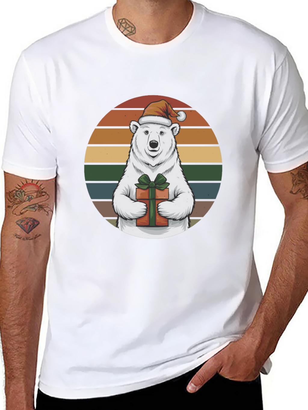 Festive Polar Bear Tee