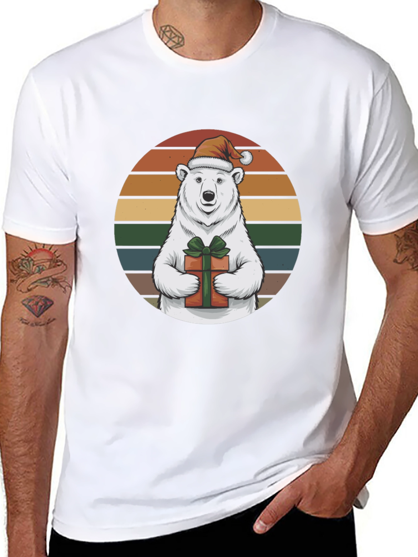 Festive Polar Bear Tee