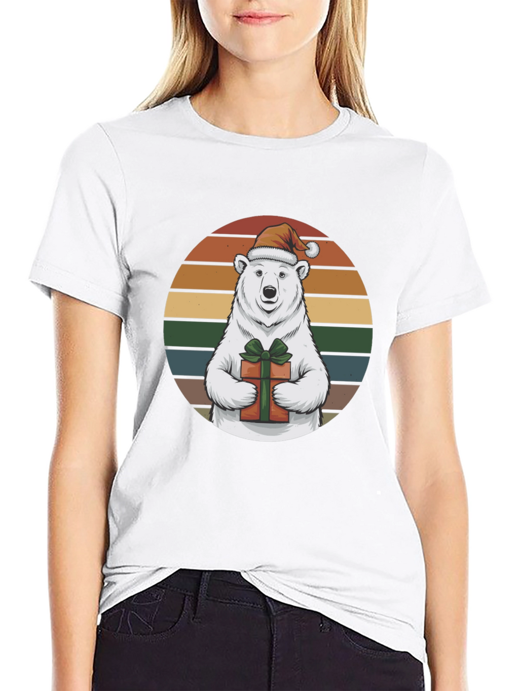 Festive Polar Bear Tee