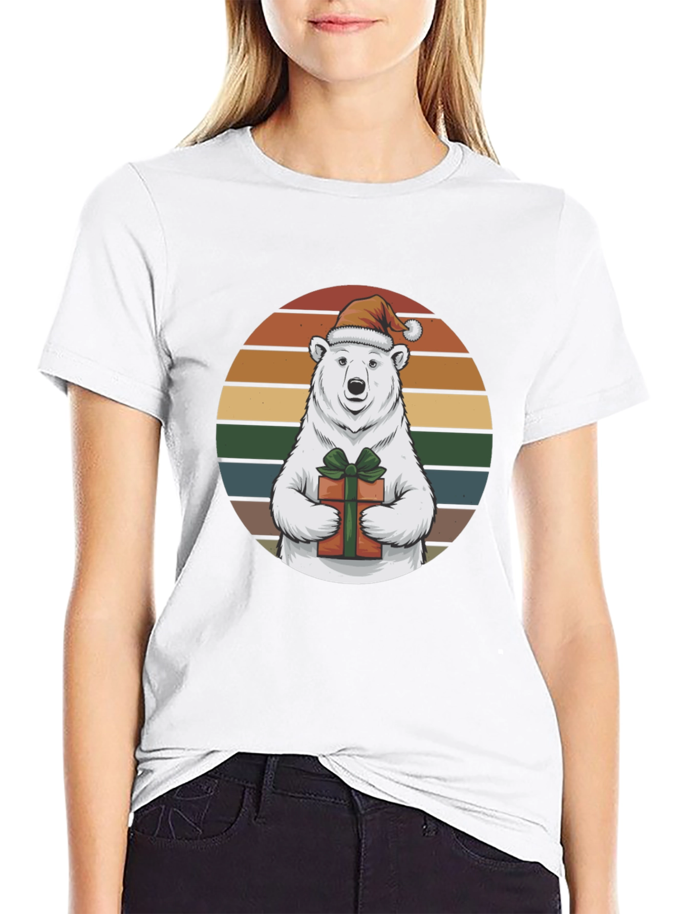 Festive Polar Bear Tee