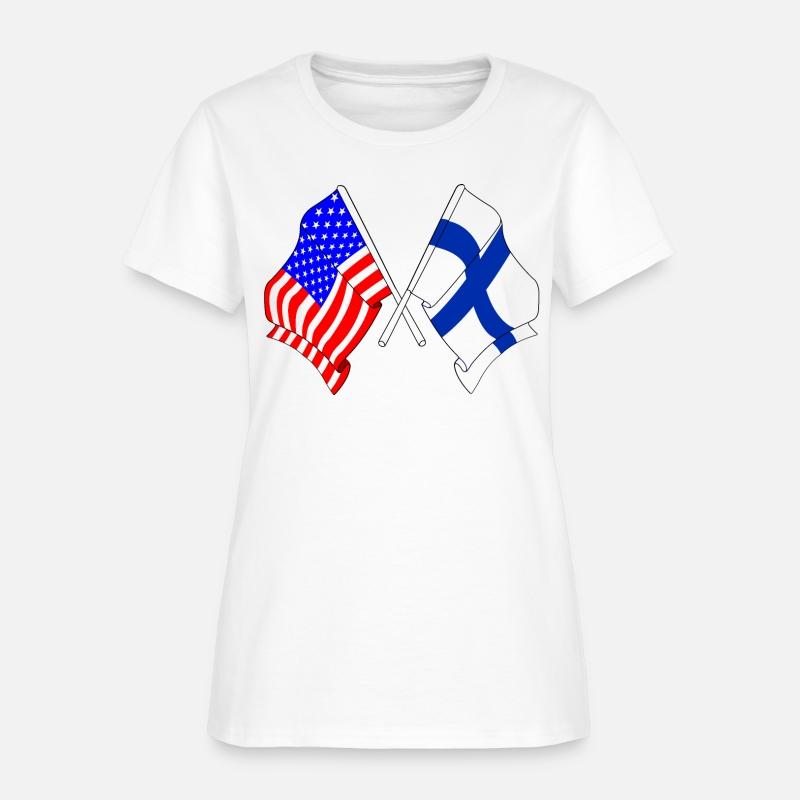 USA and flag Finland