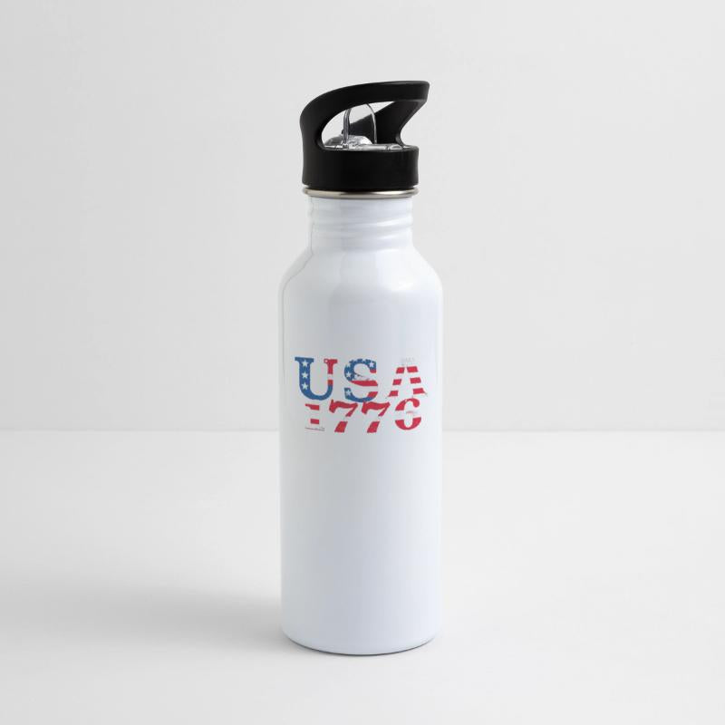 USA Established 1776 Stars Red White Blue