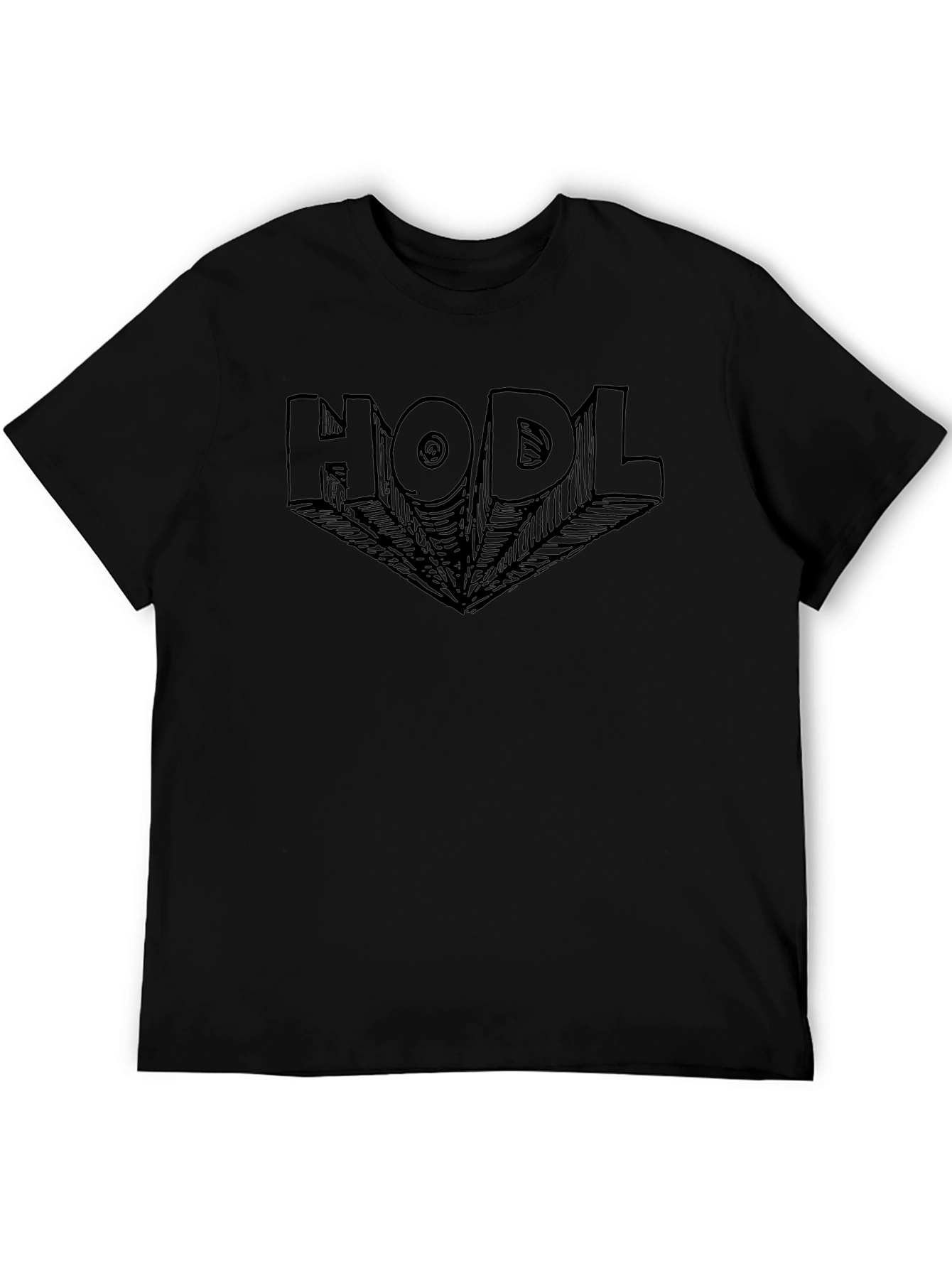 HODL Crypto T-Shirt - Black Graphic Tee