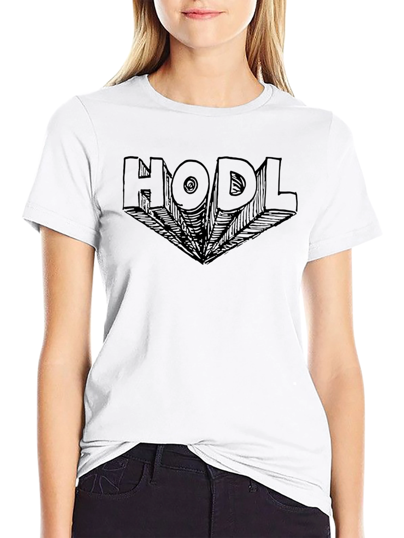 HODL Crypto T-Shirt - Black Graphic Tee