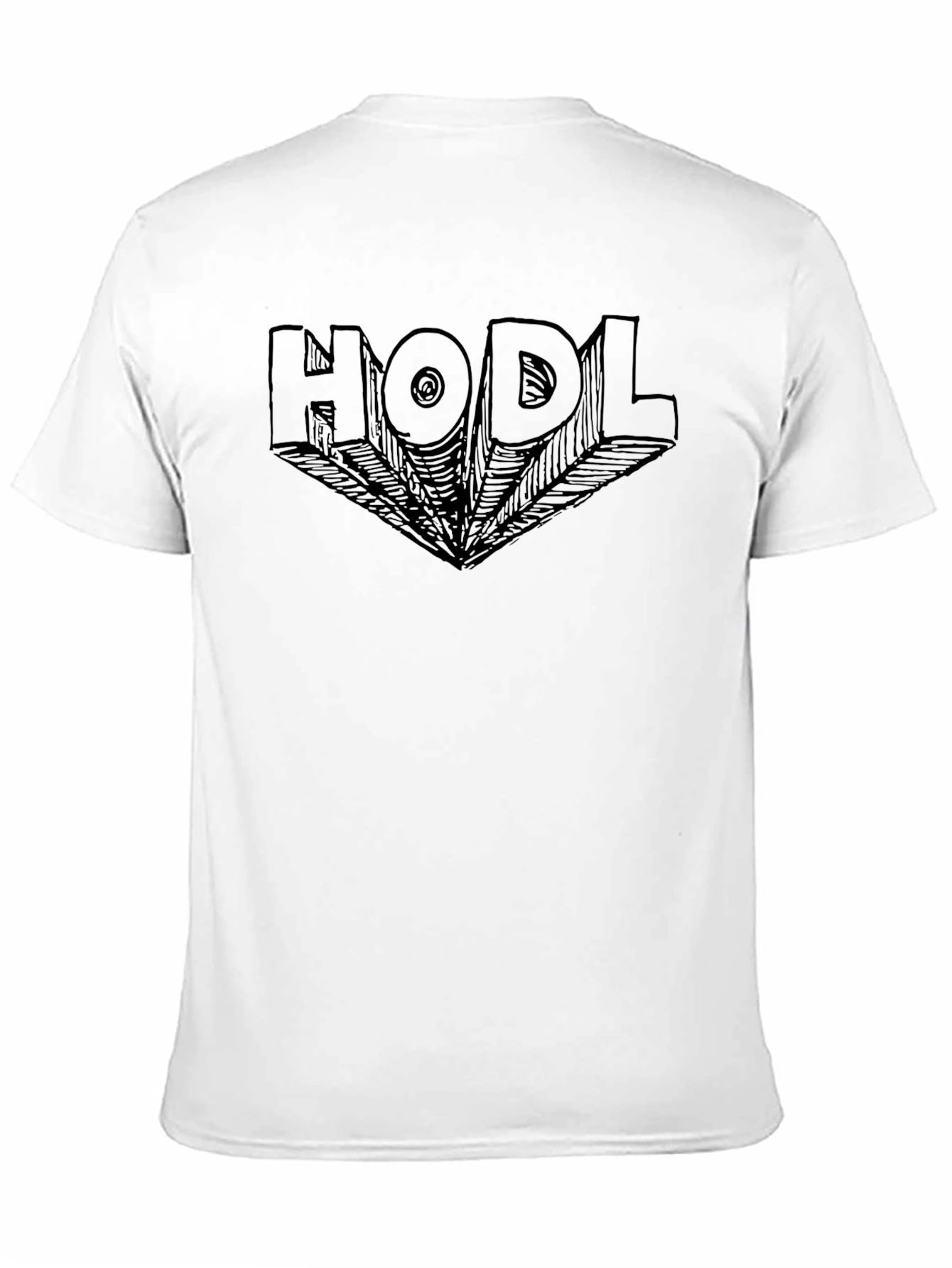 HODL Crypto T-Shirt - Black Graphic Tee
