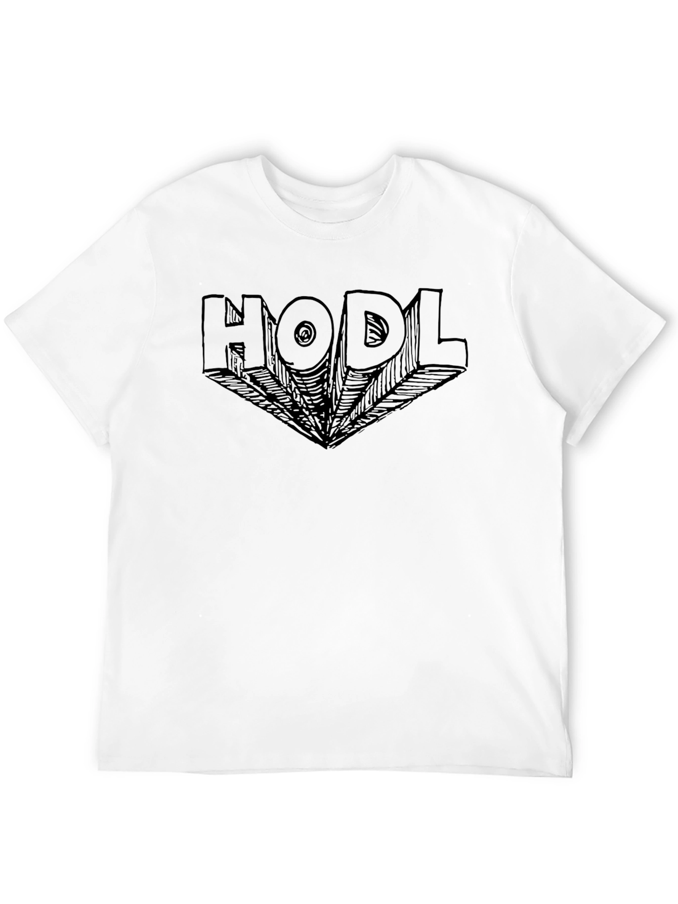 HODL Crypto T-Shirt - Black Graphic Tee