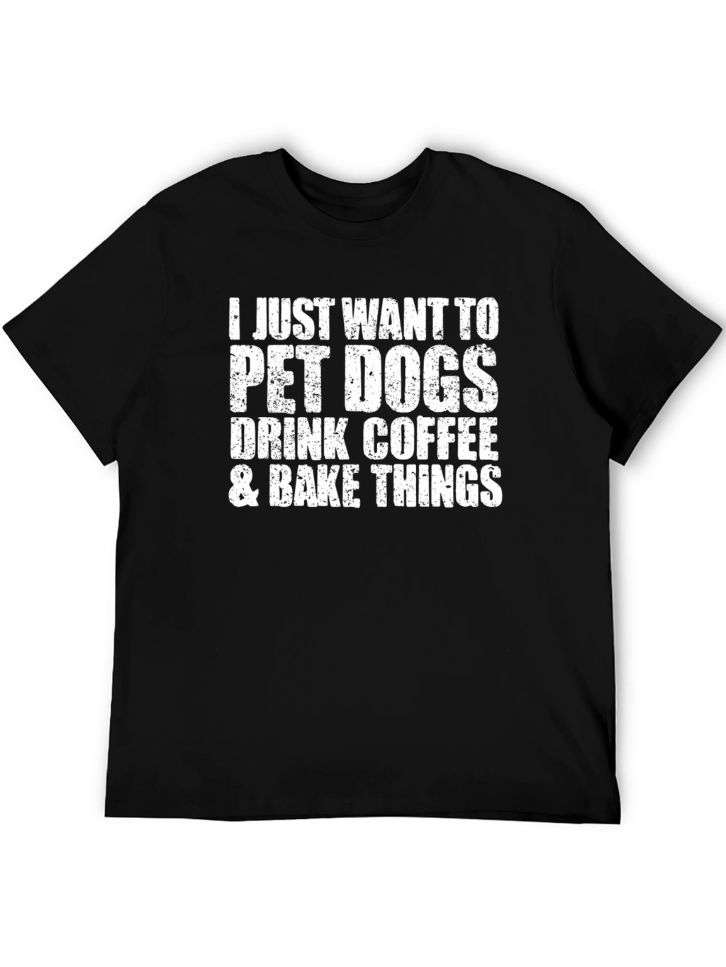 Pet Dogs Coffee & Baking Black Graphic Tee
