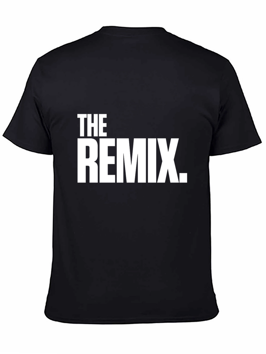 The Remix Black Cotton Graphic T-Shirt