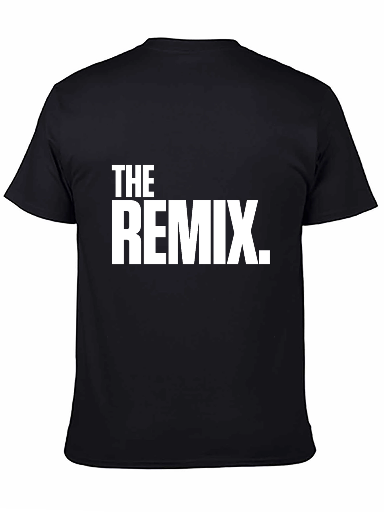 The Remix Black Cotton Graphic T-Shirt