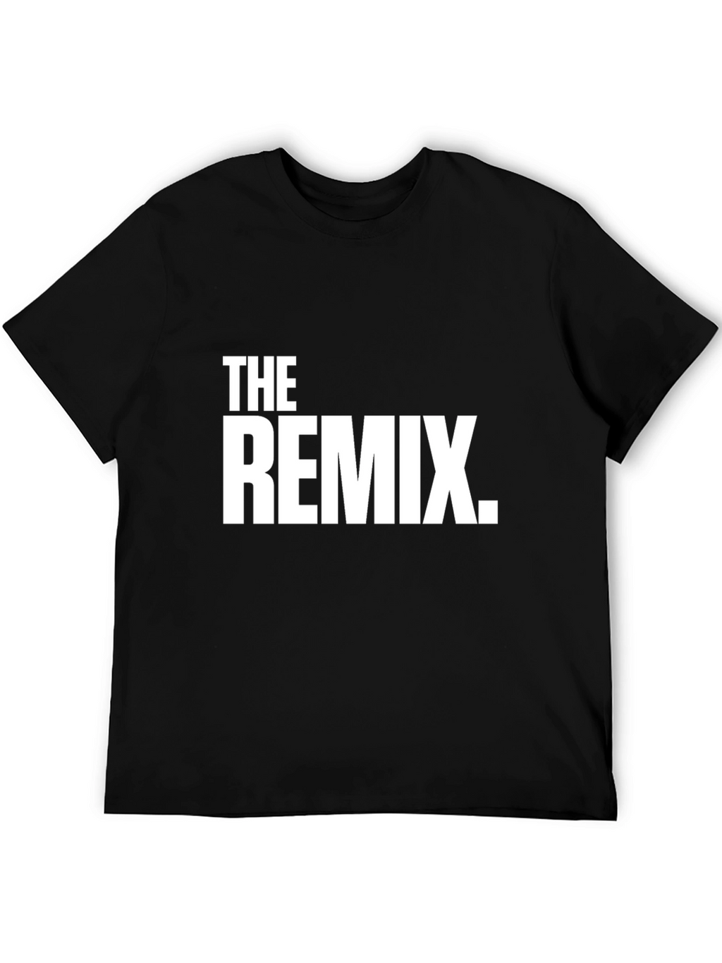 The Remix Black Cotton Graphic T-Shirt
