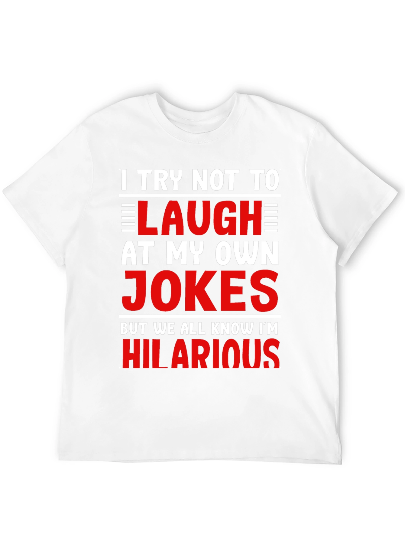 Hilarious Jokes T-Shirt - Mens Graphic Tee
