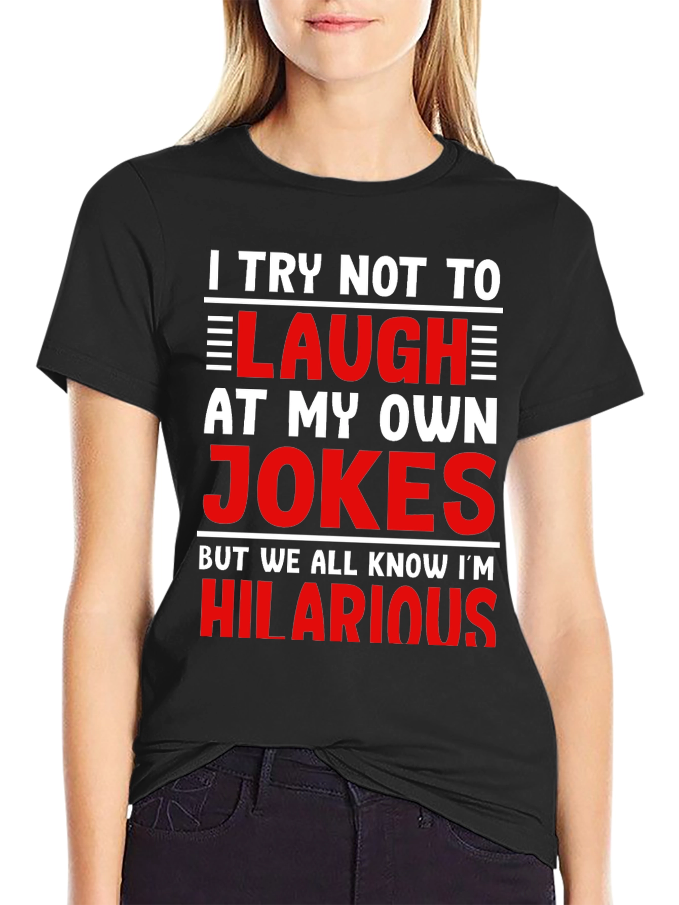 Hilarious Jokes T-Shirt - Mens Graphic Tee