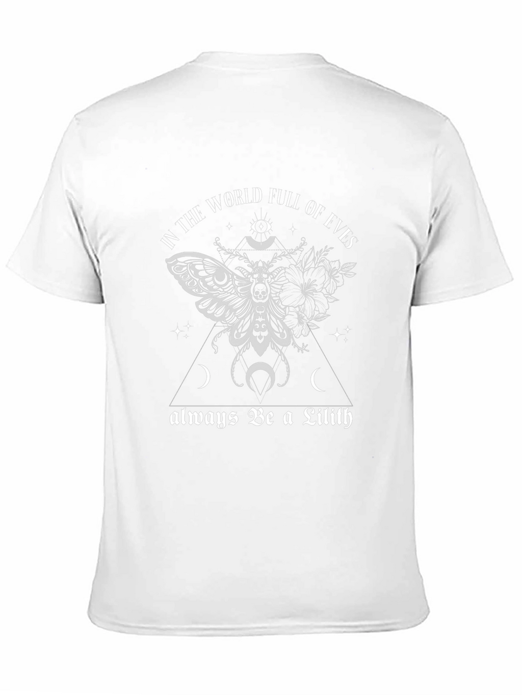 Lilith Moth Graphic Tee - Gothic Witch Style