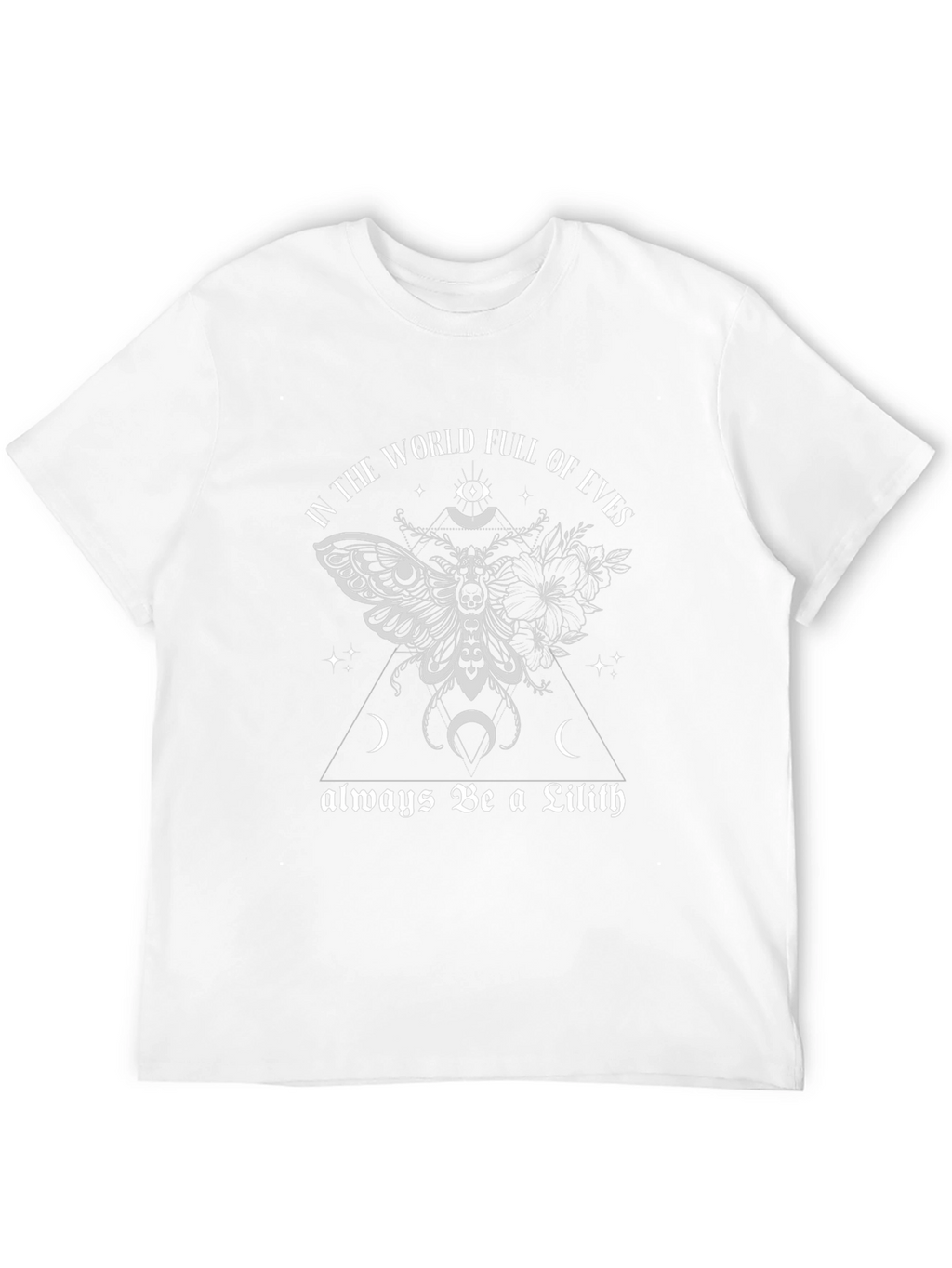 Lilith Moth Graphic Tee - Gothic Witch Style
