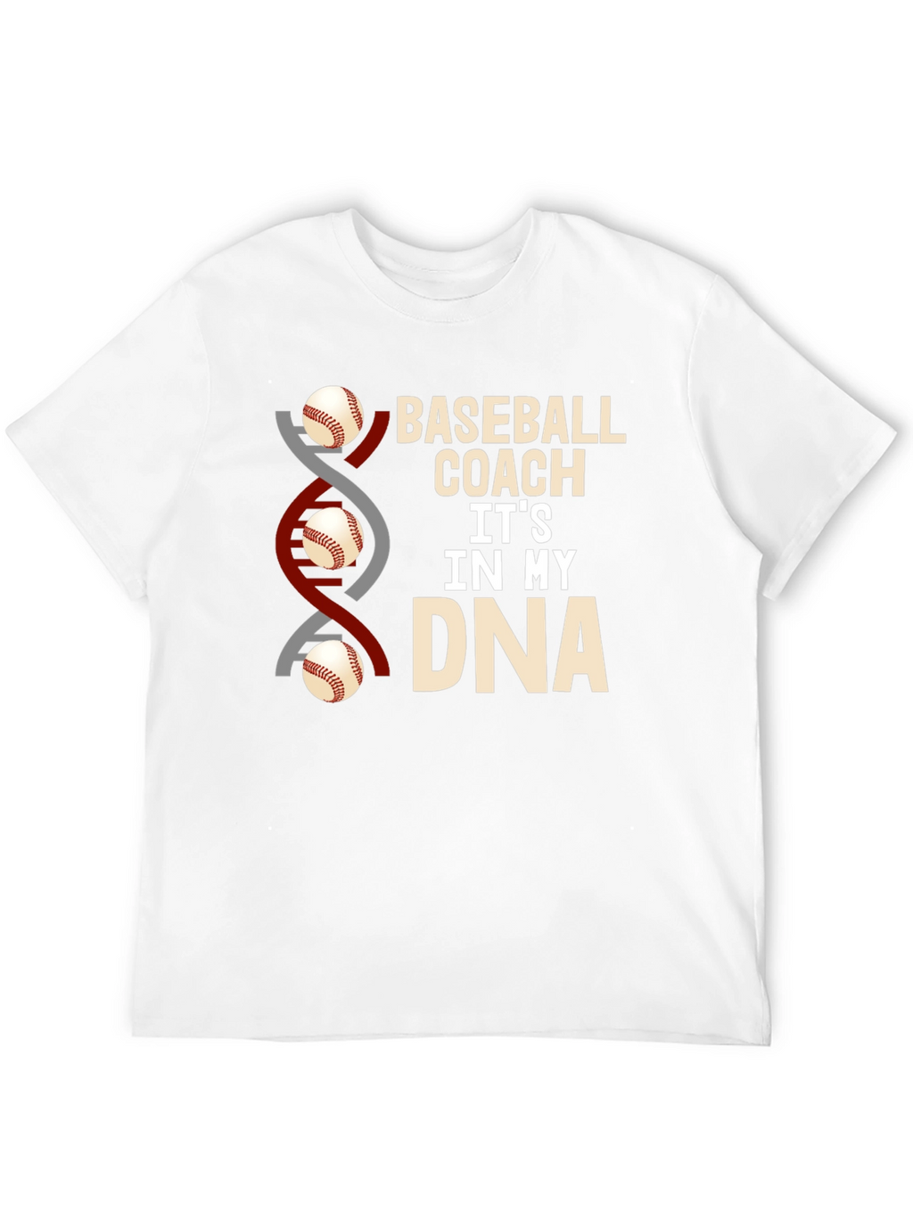 Baseball Coach DNA T-Shirt