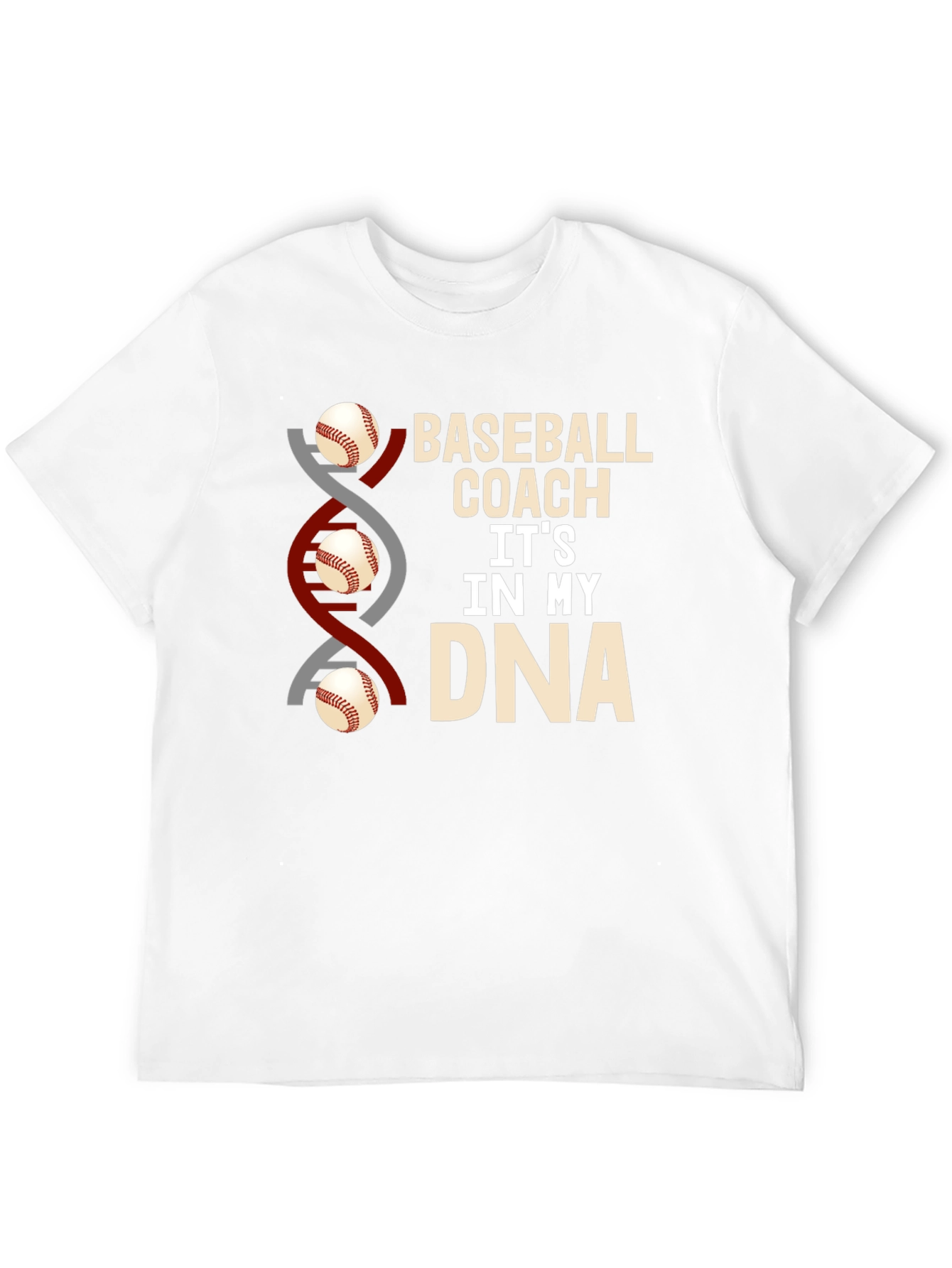 Baseball Coach DNA T-Shirt