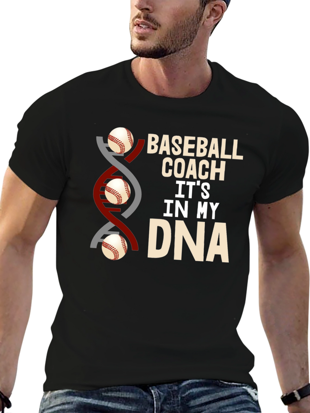 Baseball Coach DNA T-Shirt