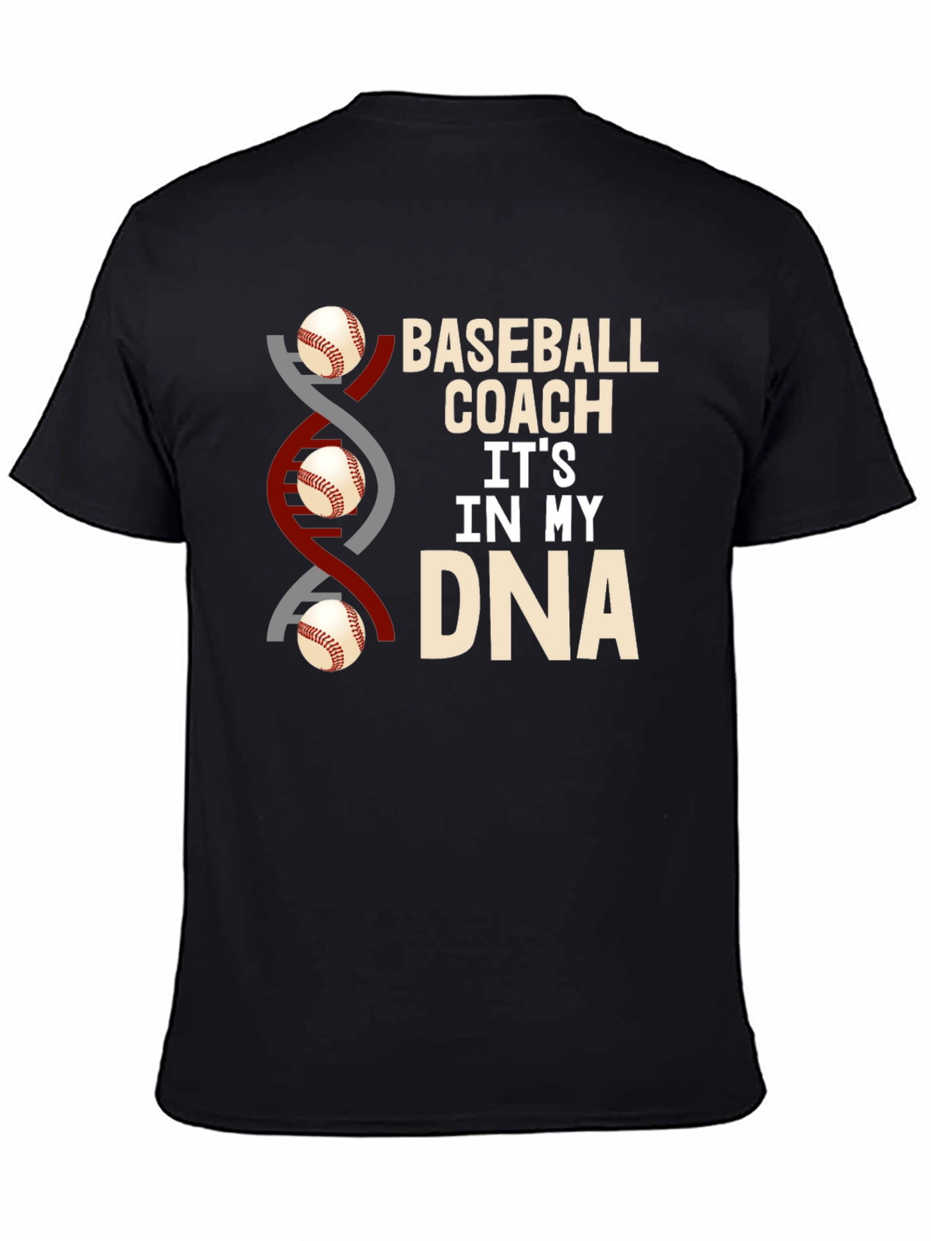Baseball Coach DNA T-Shirt