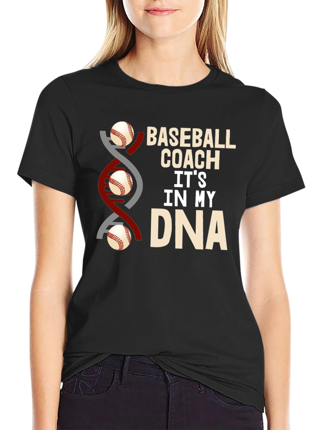 Baseball Coach DNA T-Shirt