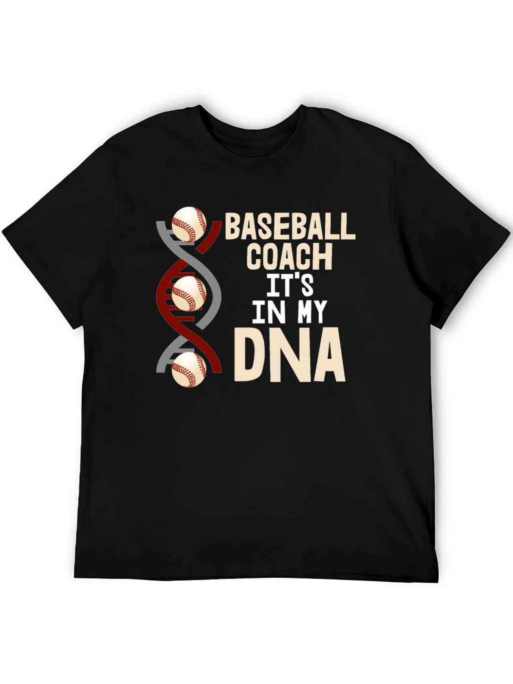 Baseball Coach DNA T-Shirt