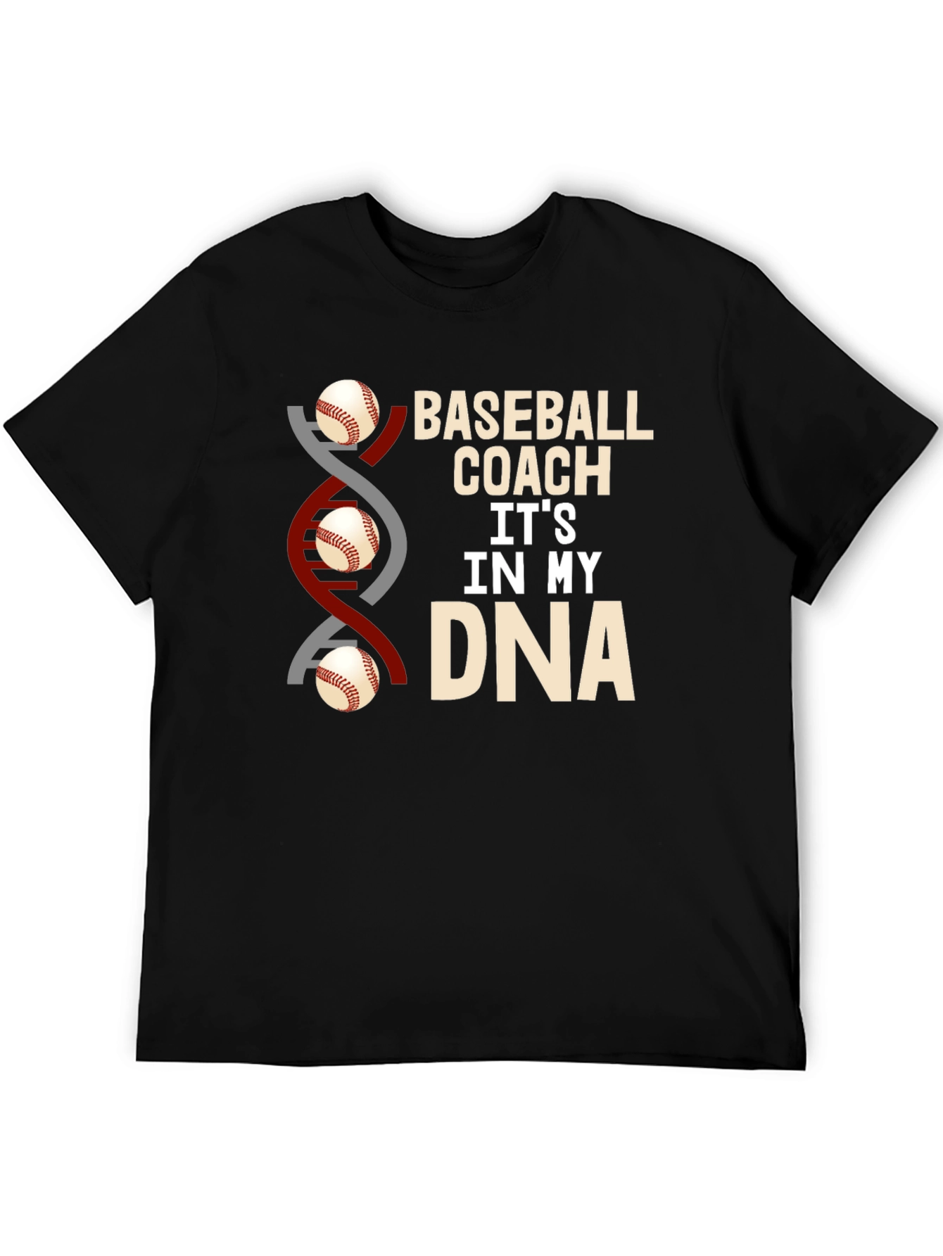 Baseball Coach DNA T-Shirt