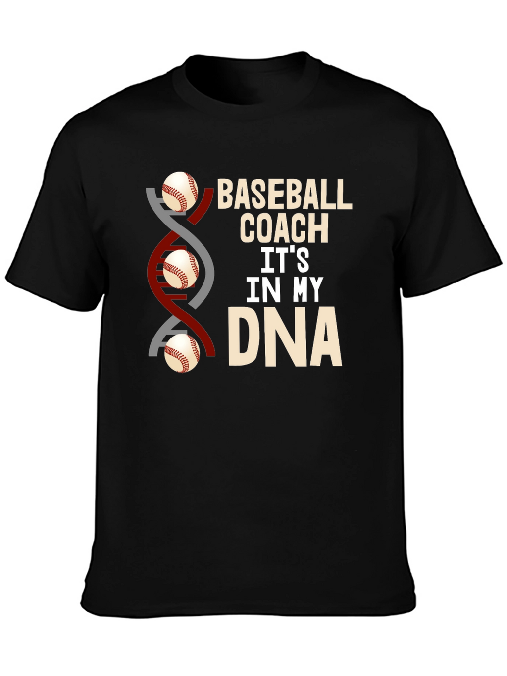 Baseball Coach DNA T-Shirt