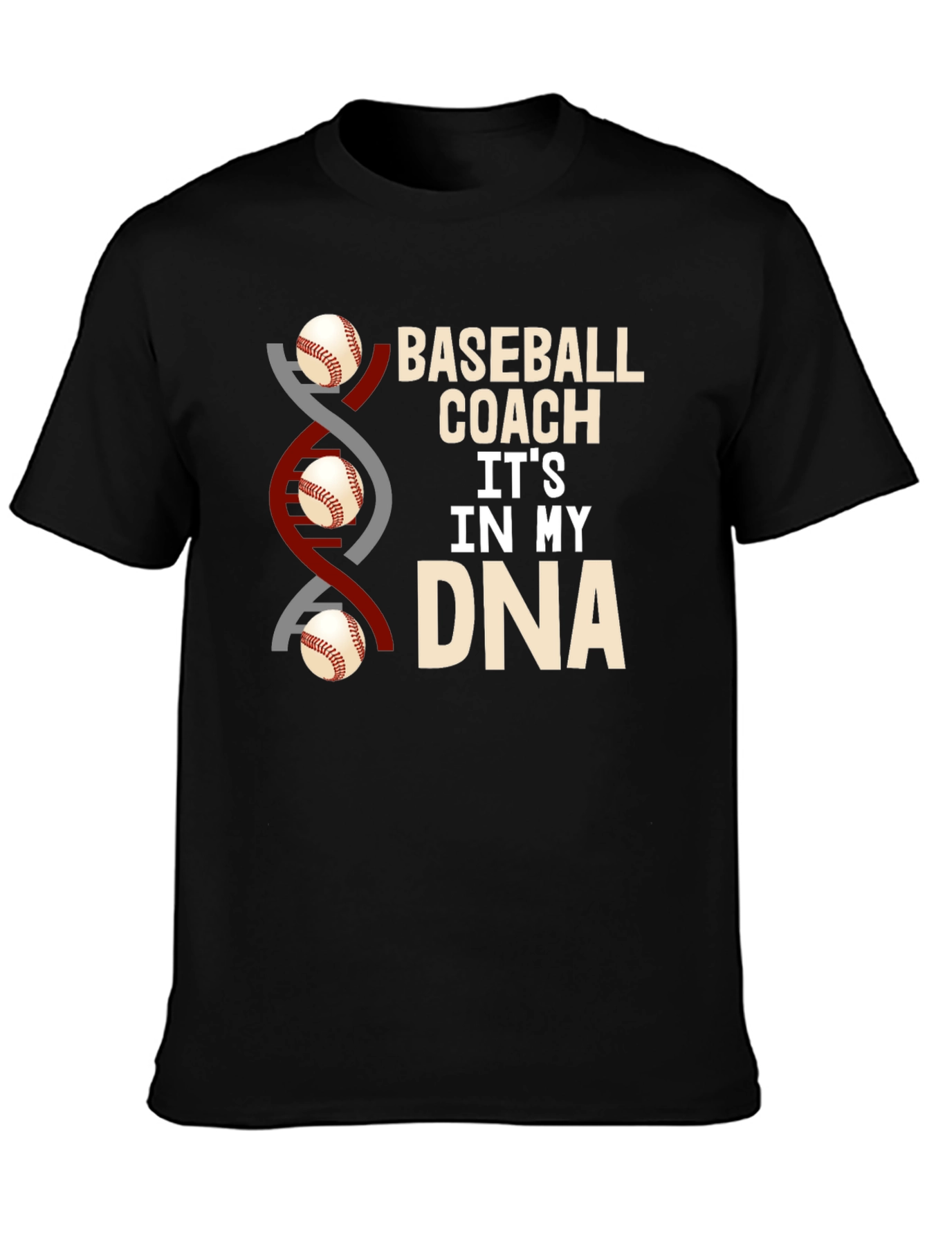 Baseball Coach DNA T-Shirt
