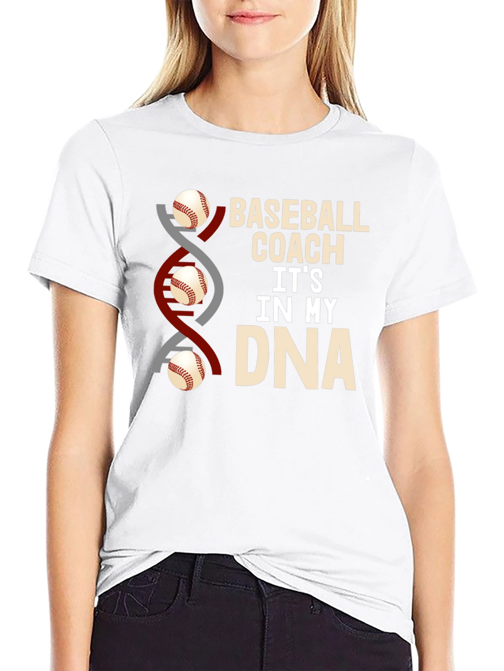 Baseball Coach DNA T-Shirt