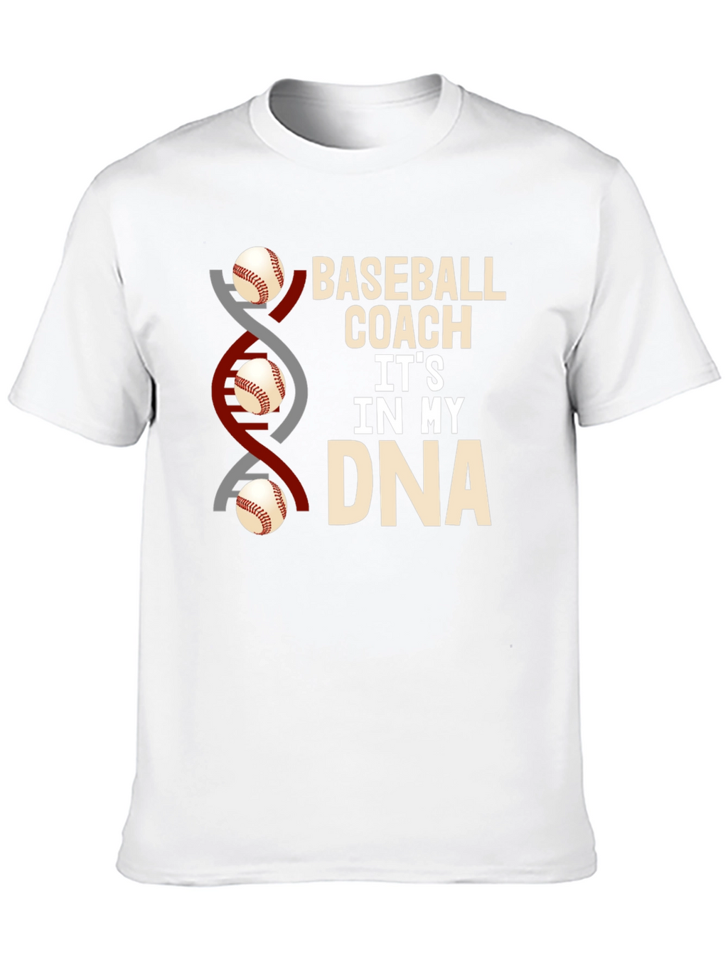 Baseball Coach DNA T-Shirt
