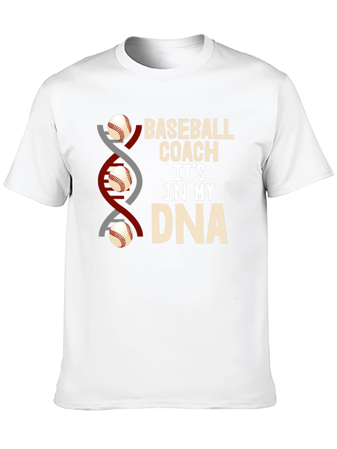 Baseball Coach DNA T-Shirt