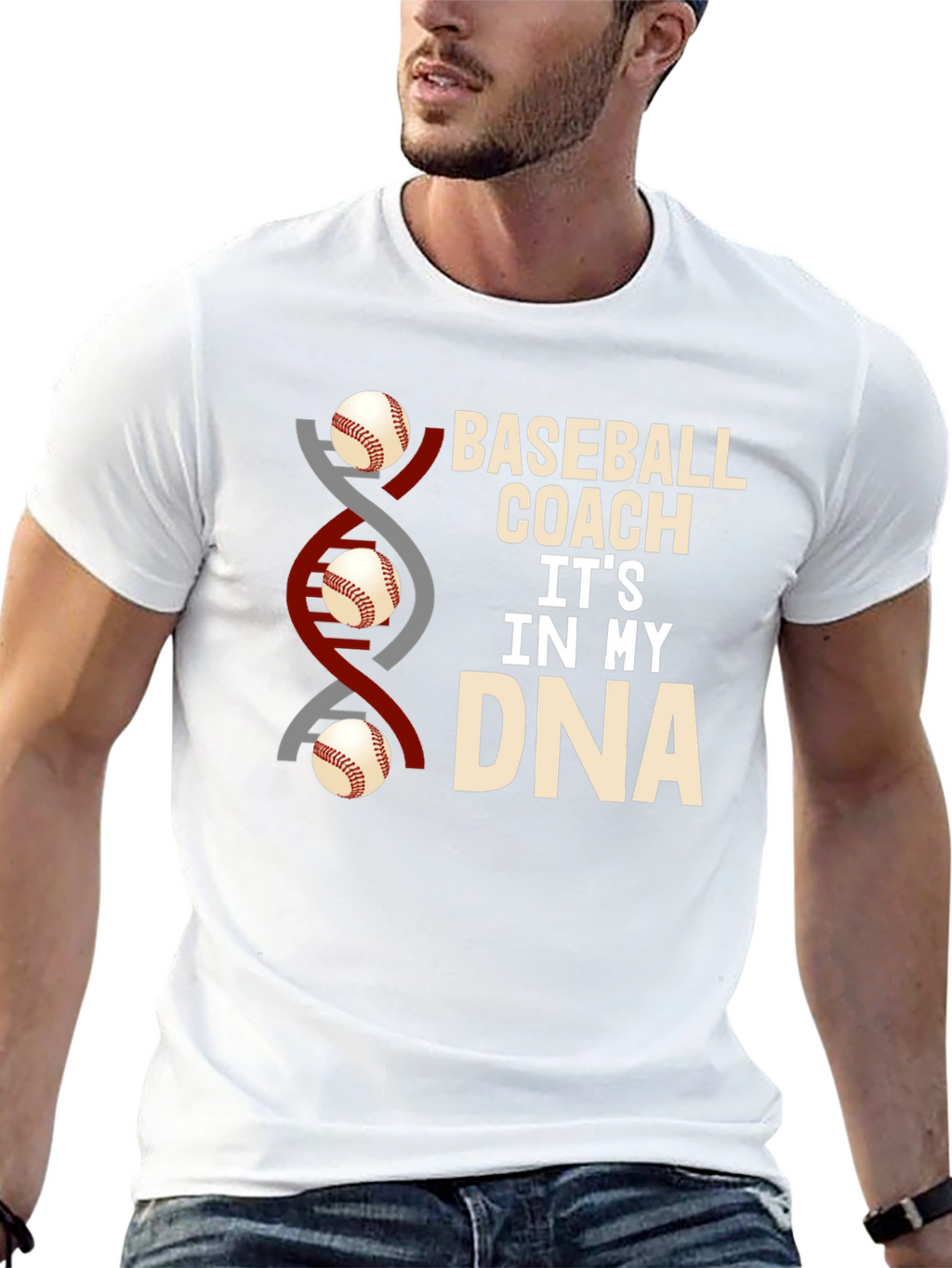 Baseball Coach DNA T-Shirt
