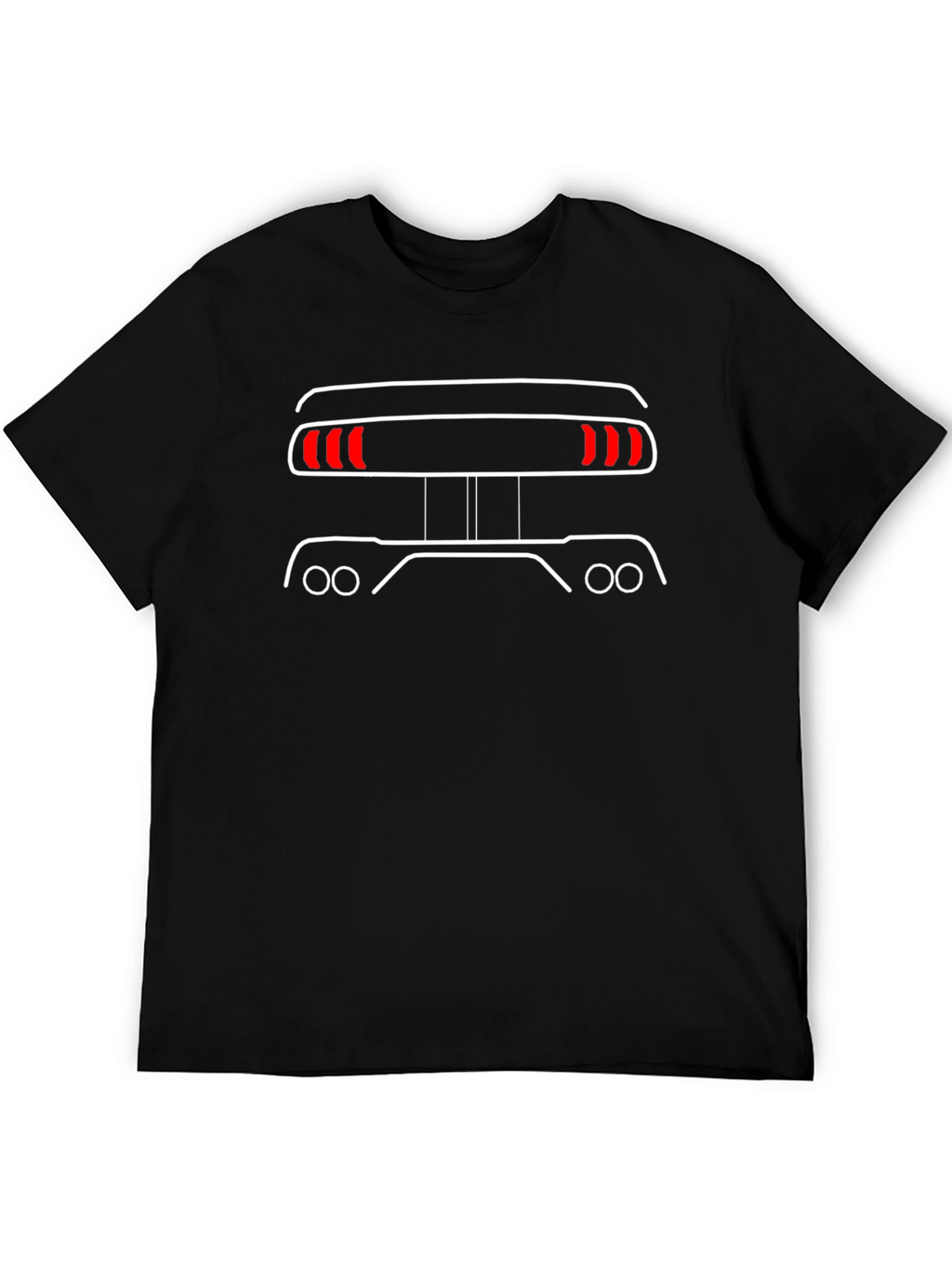 Muscle Car Tail Light T-Shirt - Automotive Fan Apparel