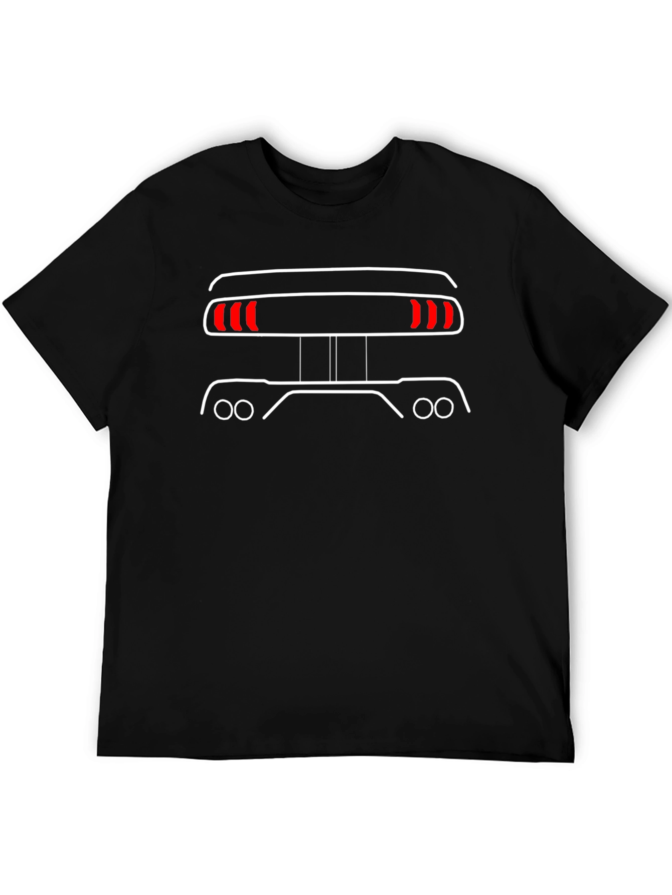 Muscle Car Tail Light T-Shirt - Automotive Fan Apparel