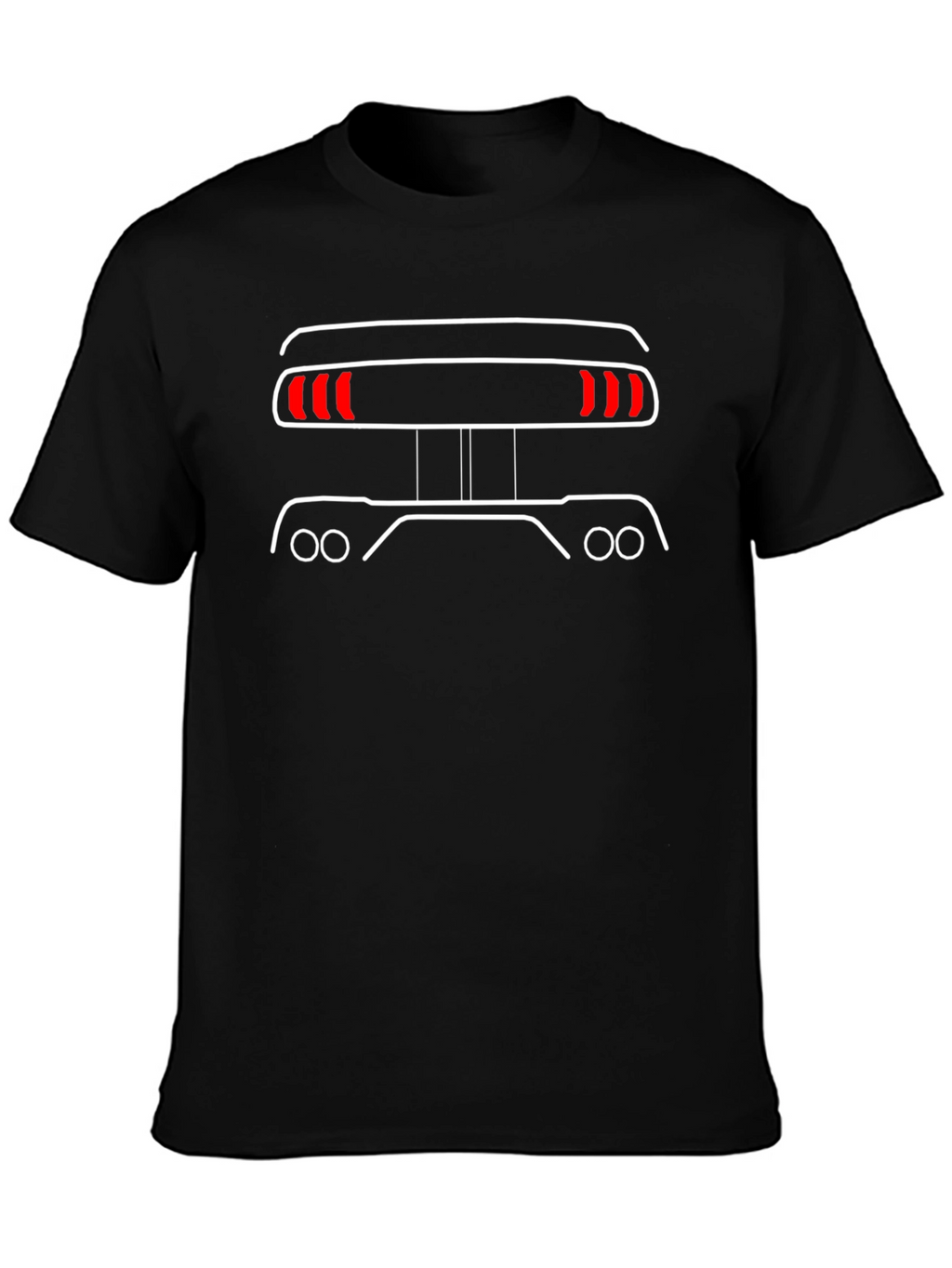 Muscle Car Tail Light T-Shirt - Automotive Fan Apparel