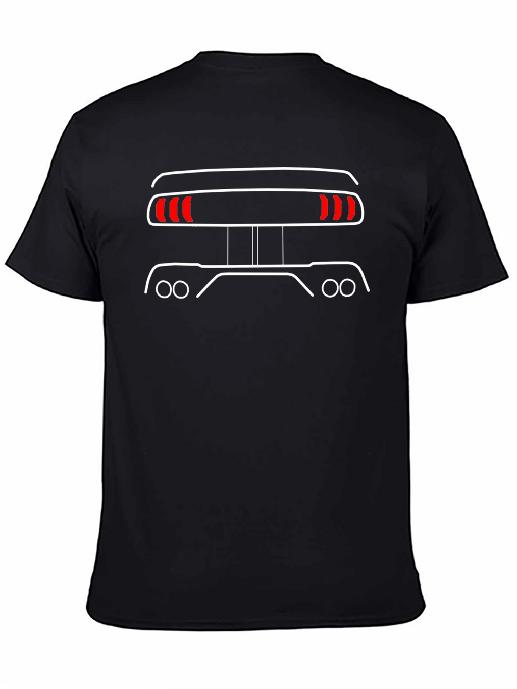 Muscle Car Tail Light T-Shirt - Automotive Fan Apparel