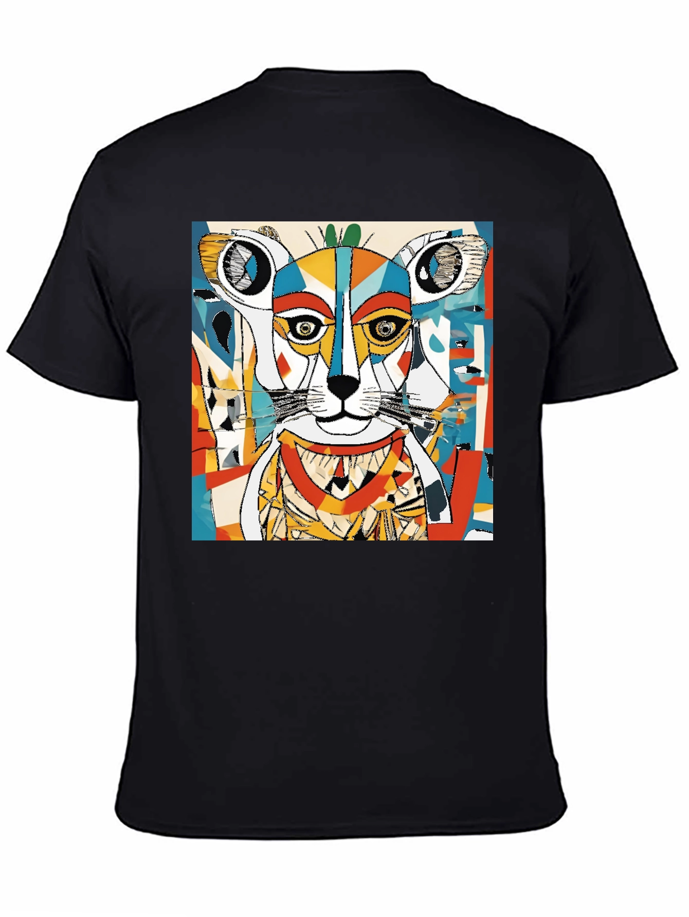 Abstract Animal Art Tee - Unique Graphic Design