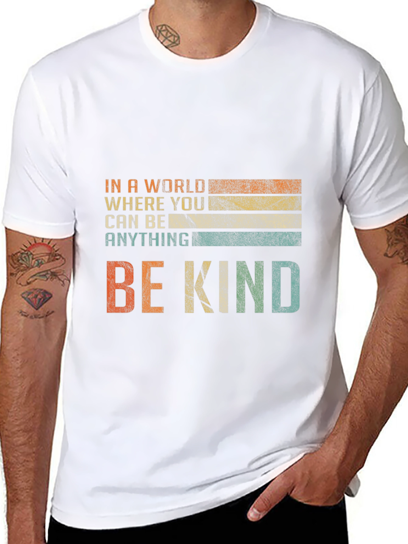 Be Kind Graphic Tee - Retro Style