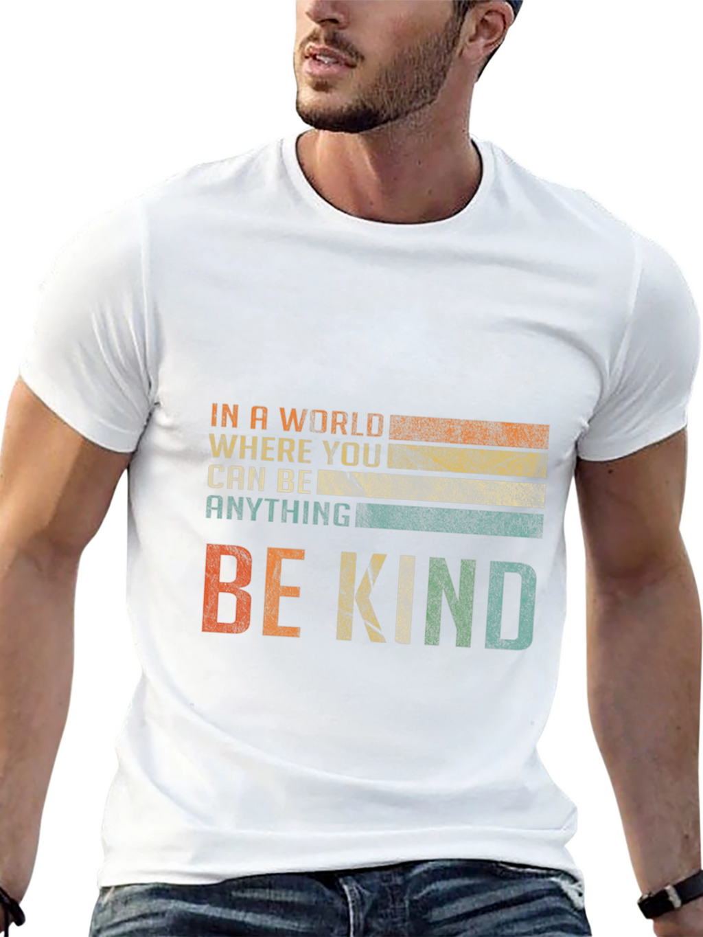 Be Kind Graphic Tee - Retro Style