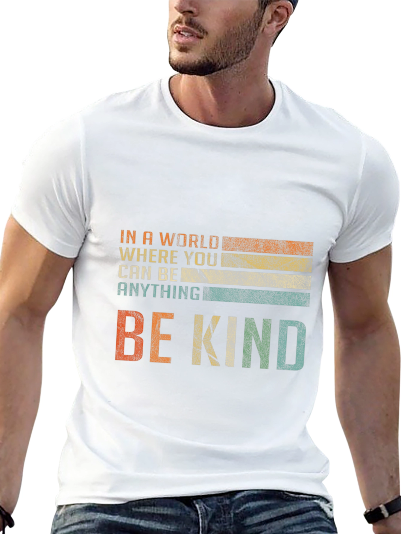 Be Kind Graphic Tee - Retro Style