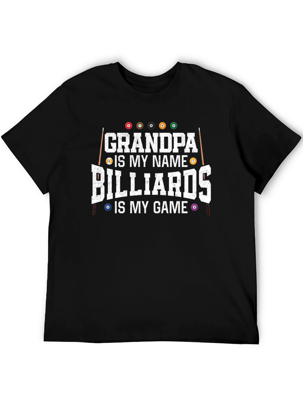 Grandpa Billiards T-Shirt - Game Day Apparel
