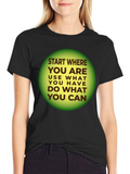 Inspirational Quote T-Shirt - Motivational Design