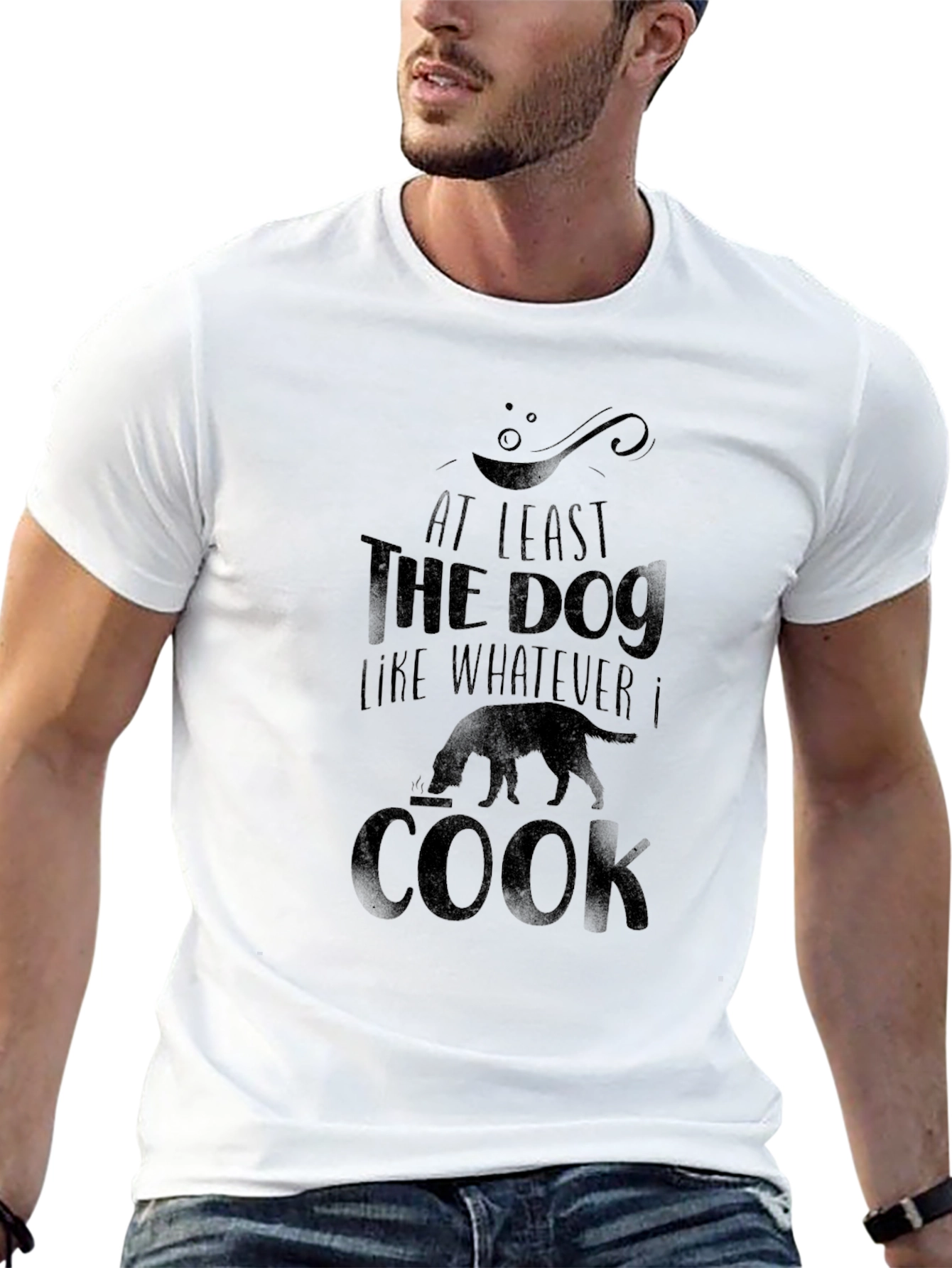 Dog Lovers Cook T-Shirt - Humorous Design