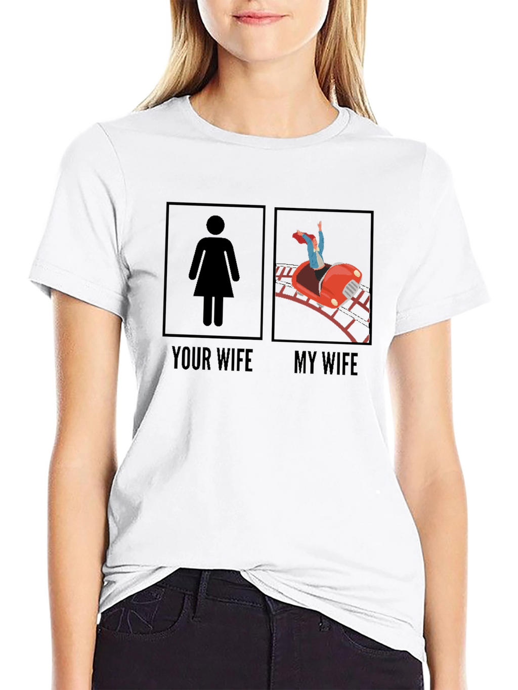 Funny Your Wife vs. My Wife Graphic Tee