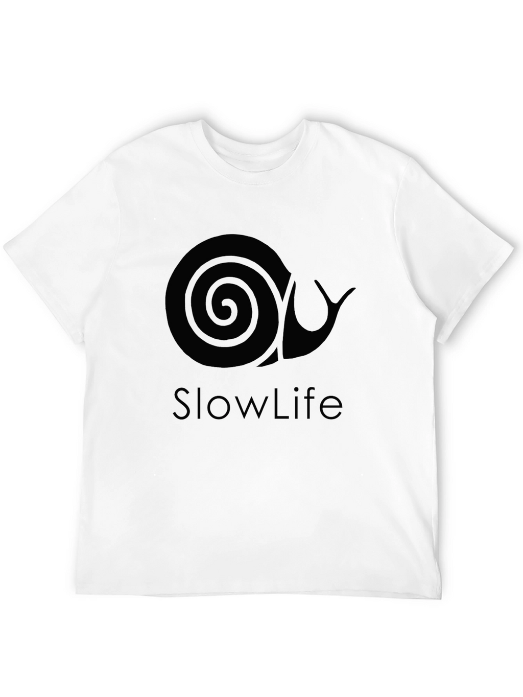 Slow Life Snail Graphic Tee - Relaxed Style