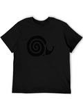 Slow Life Snail Graphic Tee - Relaxed Style