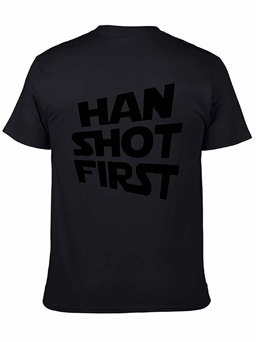 Han Shot First T-Shirt - Black Graphic Tee