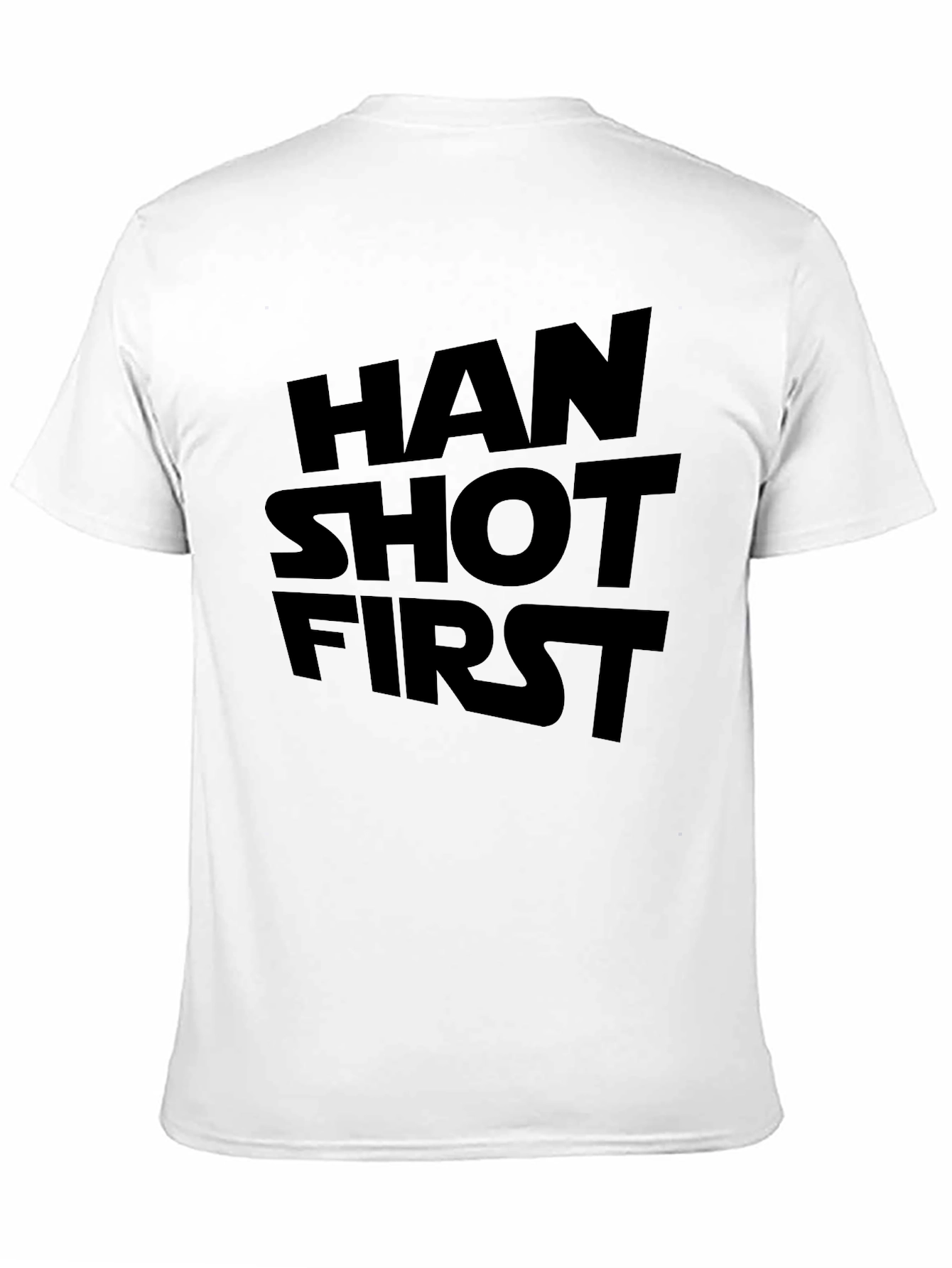 Han Shot First T-Shirt - Black Graphic Tee