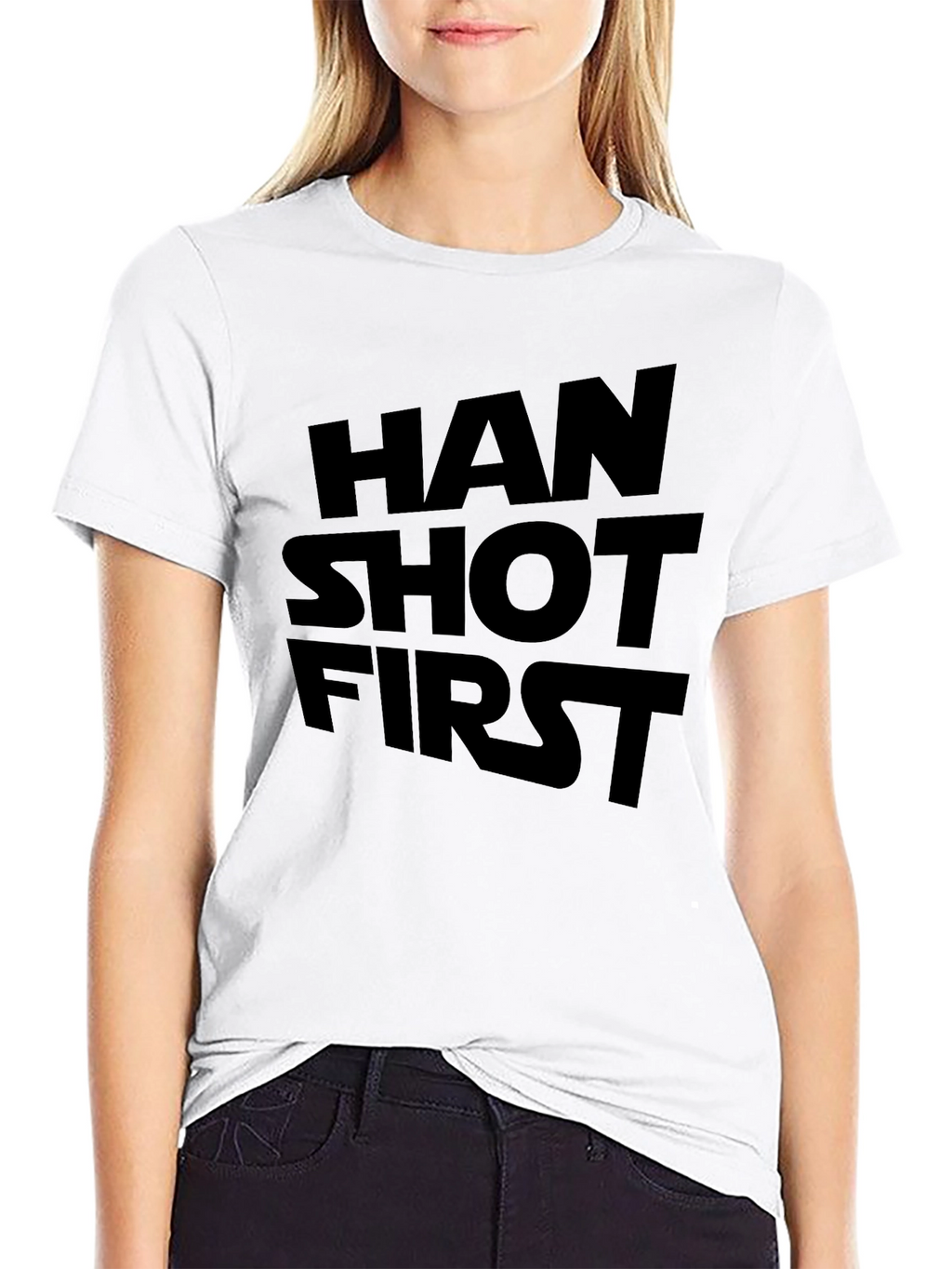 Han Shot First T-Shirt - Black Graphic Tee